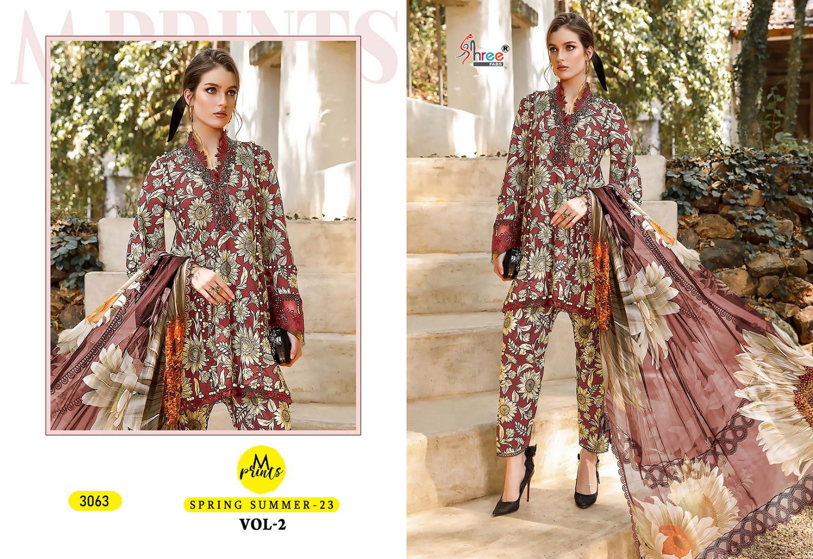 M Print Spring Summer 23 Vol 2 Pakistani Suits Catalog